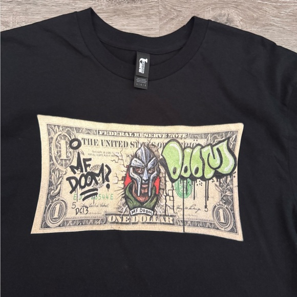 MF DOOM Gildan Black Tee - Picture 2 of 4